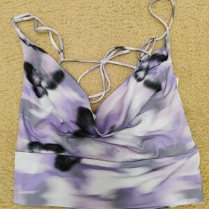 Women's Purple Tie-Dye Top